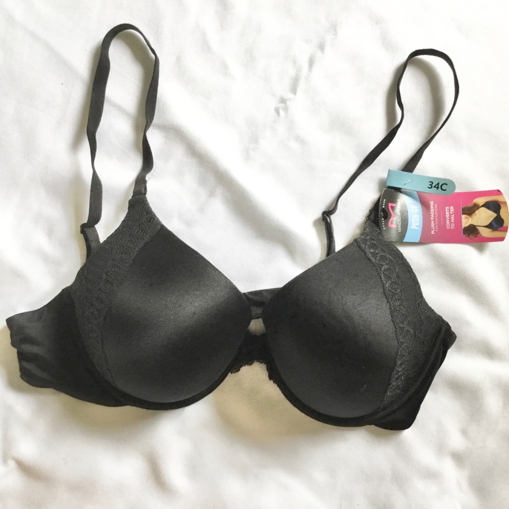 Maidenform Black Lace Trim Bra